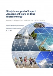Study in support of impact assessment work on Blue Biotechnology (October 2014)