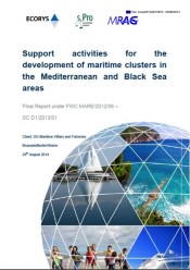 Support activities for the development of maritime clusters in the Mediterranean and Black Sea areas (August 2014)